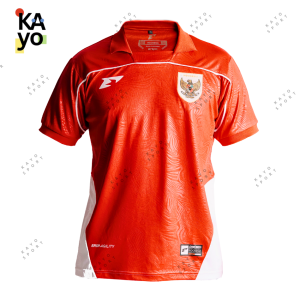 Jersey Timnas Indonesia Terbaru 2025 Jersey Erspo Lengan Pendek bahan embos Motif Timbul Logo Garuda 3D