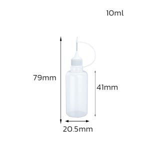 Seeko 10ml 20ml 50ml 100ml PE Plastic Squeezable Dropper Bottle Needle Oil Bottles