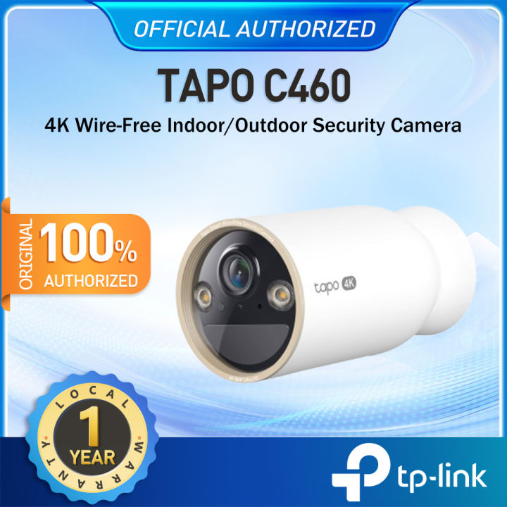 C460 Tapo C460 4K 8MP Wireless Outdoor Security Camera - AI-Powered, 200-Day ...