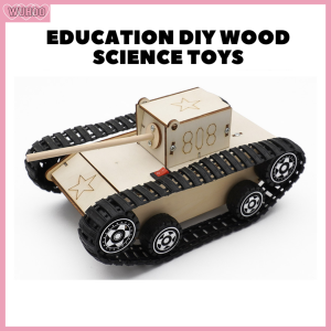 STEM EDUCATION DIY Electronic Tank Scientific Toys Kit Wooden Educational Science Experiment Material