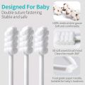 Baby Tongue Cleaner,  5/30PCS Disposable Infant Toothbrush, Cleaner Toothbrush Baby Oral Cleaning Stick. 