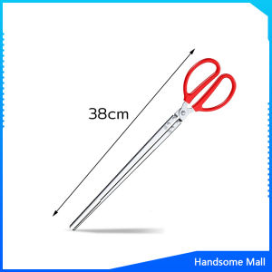 H.S. คีมจับสัตว์น้ำ หรือคีบปิ้งย่าง คีมสแตนเลส ขนาด 38cm/52cm/68cm ใช้งานง่าย ป้องกันการลื่น Long-handled Clip