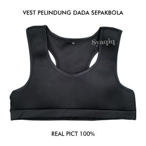 Football Vest Chest Protector Pelindung Dada Sport Bra Sepak Bola