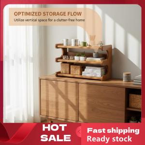 🚚【Local Express Delivery】🚚 2 3-tier Bamboo Desktop Water Cup Holder storage Rack organizer wooden Desktop Storage Rack