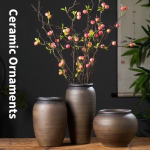 Retro Ceramic Vases Ornaments Home Decorations Living Room TV Cabinet Home Decoration Housewarming Gift