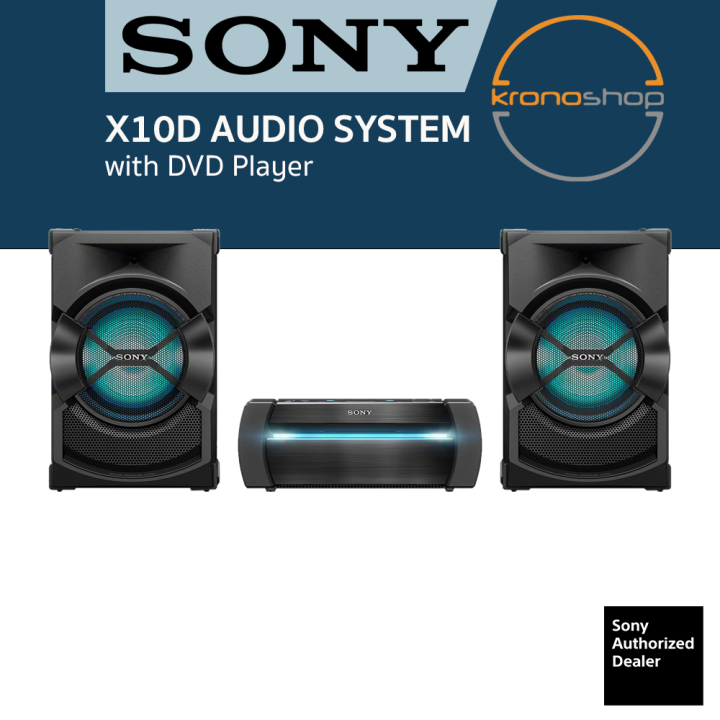 Sony X10D High Power Audio System with DVD Player SHAKE-X10D