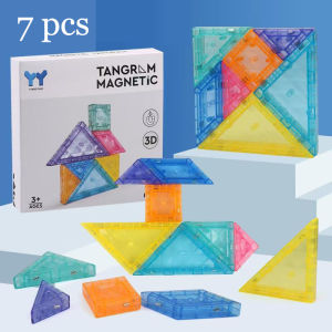 MEKANSM Mainan Magnetic Block Mainan Keping Magnet Susun DIY Anak Mainan Magnet Anak Edukasi