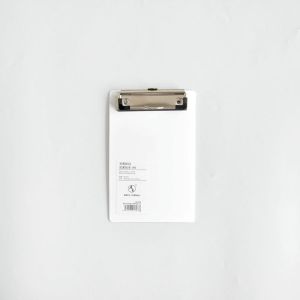 JONATHANSDG A4/A5 Frosted Plastic Clipboard with Low Profile Clip - Durable File Folder Writing Pad for School Office Stationery