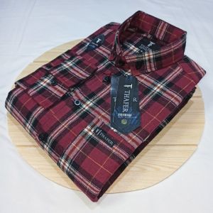 kemeja lengan panjang pria bahan tebal/kemeja motif kotak kotak terbaru/kemeja slimfit cowok