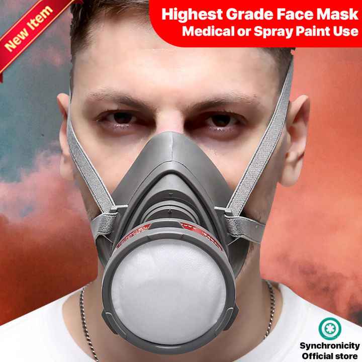 Respirator Gas Mask Safety AntiDust Chemical Paint Spray Mask with