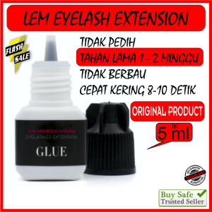 Eyelash Extension GLUE Lem Bulu Mata  TAHAN LAMA TIDAK PERIH TIDAK BERBAU PREMIUM 5 ml ORIGINAL