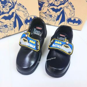 ADDA มีไฟ รุ่นใหม่ล่าสุด 2025 41A20/41N20 ลายแบตแมน  รองเท้านักเรียนอนุบาล พละเด็กผู้ชาย