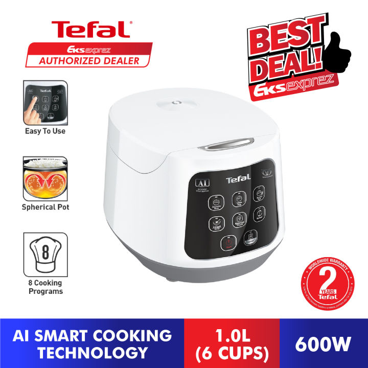 Tefal Easy Rice Compact Rice Cooker 1.0L (6 Cups) RK7301 / RK730165