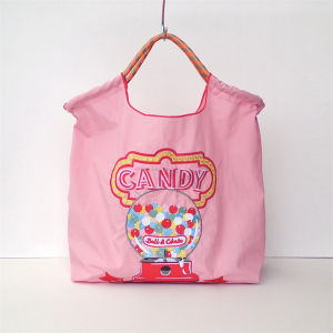 Just Star ⚡จัดส่งฟรี สินค้าพร้อมส่ง⚡ Embroidery กระเป๋าช้อปปิ้งกระเป๋าถือไนลอนกระเป๋าถือกระเป๋าใส่เบนโตะสิ่งแวดล้อม chain bag แท้