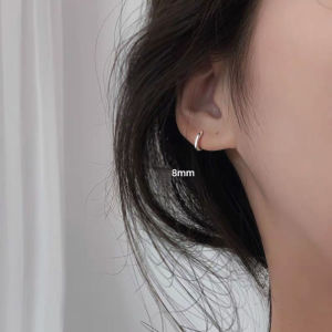 PENTU Accessories Gifts Women 6mm/8mm/10mm/12mm Huggie Simple Hoop Earrings Minimalist Ear Buckle Round Earring