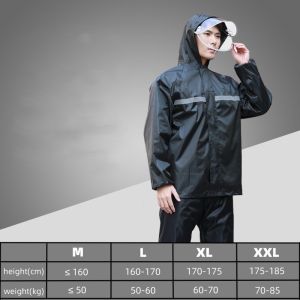 922 Titanium Rain coat for motorcycle Waterproof Rain suit With Transparent Face Shield Reflective