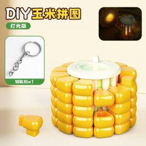 Corn Puzzle Toy JMY Brain Teaser Puzzle Stress Relief Fidget Toy Educational Logic Game Creative Portable Desk Toy Kids Adults