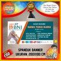 Spanduk, Banner Agen BNI Link ukuran 200x100 cm. 