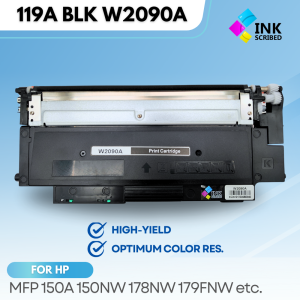 INKSCRIBED 119A W2090A W2091A W2092A W2093A CMYK Compatible Toner Cartridge HP Color Laser 150A 150NW 178NW 179FNW