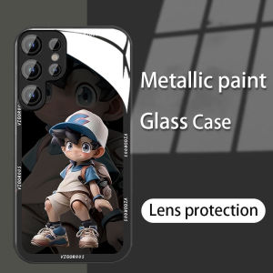 Case For Samsung S23 Ultra S22Ultra S23FE Glass Black Shockproof 【CoolBoys】Lens Protection A53 A52 A54 S22Plus S24Ultra S25Ultra A55 A34 A14