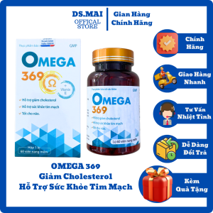 Viên Uống Omega 369 Bổ Sung DHA EPA Giúp Hỗ Trợ Phát Triển Não Bộ Giảm Mỡ Máu Giảm Nguy Cơ Tim Mạch