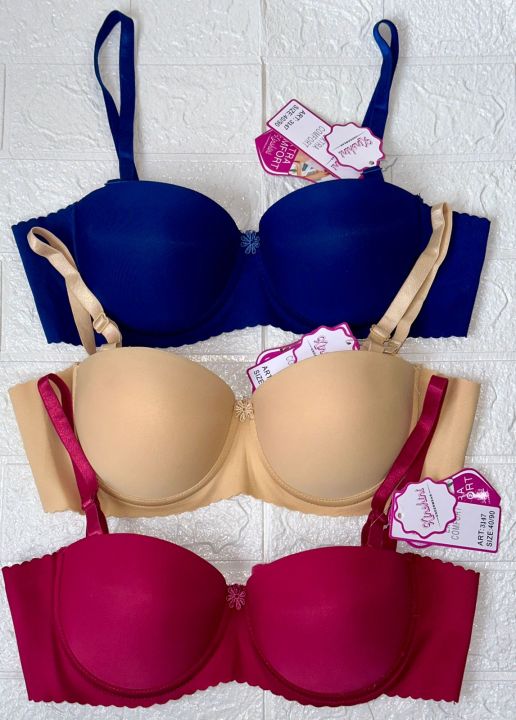 Bra BH Busa Kawat Renda Bawah, Cup Besar Kait 3, BH Fashion Cantik Import, Size 36-38-40-42, Product