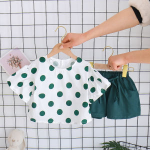 Girl clothing sets for girls infant Child clothes baju budak perempuan