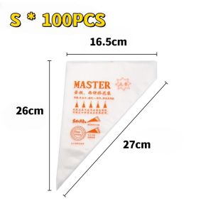 100pcs Disposable Pastry Piping Bag for Cake Cupcake Icing Pastry Bags Piping Tools Pastry