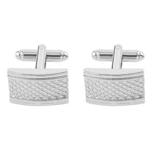 1 Pair Carved Striped Cufflinks Fashion Cuff Link Mans Business Shirt Cufflinks Clothing Accessories