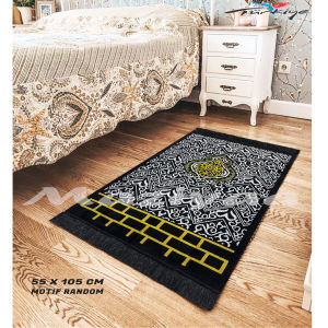 Sajadah turki dewasa ukuran medium beludru lembut pakaian sholat