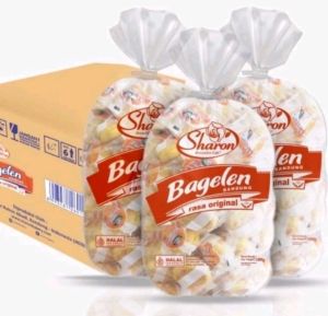 Sharon Bagelen Bandung Premium - Paket 30pcs Variasi Rasa Coklat/Keju/Durian
