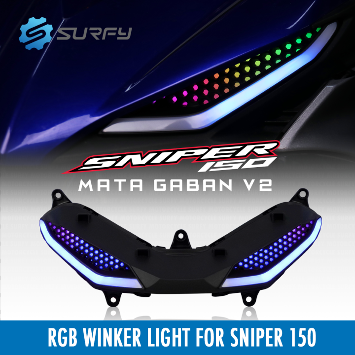 Rgb Winker Light For Sniper 150 Tala Lamp Audi Style Design