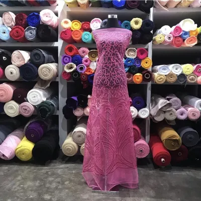 Pretty In Pink Lesage Lace 60” (Per Yard)