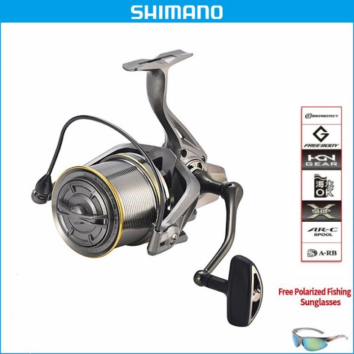 Shimano 8000 9000 10000 12000 14000 Series Long Casting Spinning Wheel  17+1BB Aluminum Alloy Spool 4.8:1 High Speed Fishing