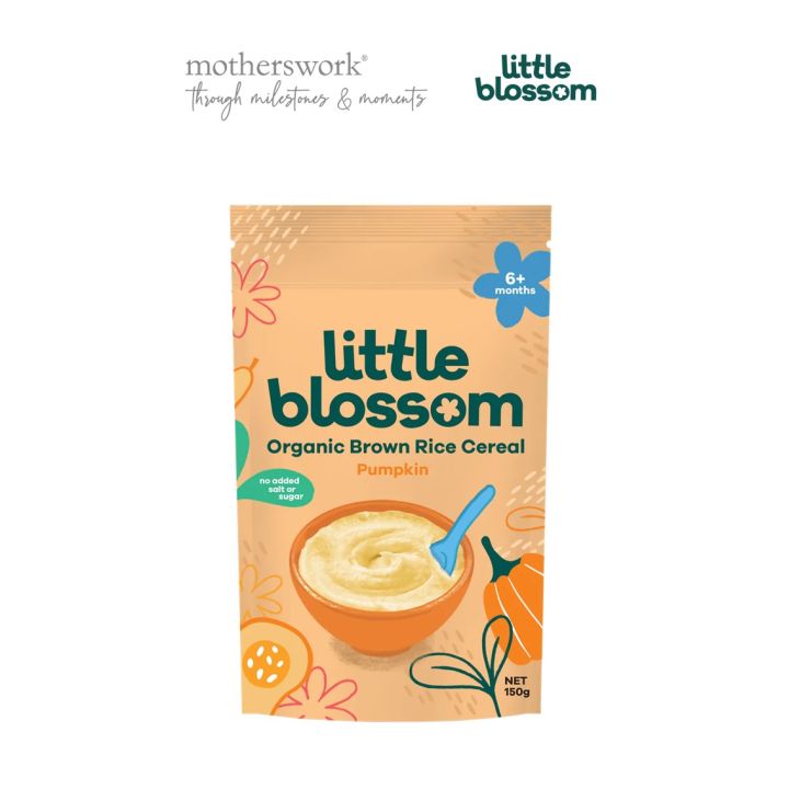 Flavors] Little Blossom Organic Brown Rice Cereal 150g (10