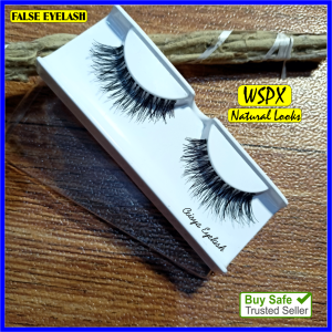 False Eyelash Bulu mata palsu WSPX NATURAL Ringan Lembut Halus Bulumata palsu Premium Human Hair untuk Harian dan Event
