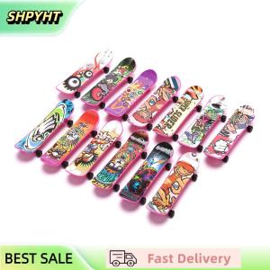 SHPYHT 1X Mini Finger Board Skateboard Novelty Kids Boys Girls Toy Gift Party