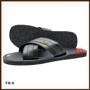 Marikina TM-06 Mens slippers Handmade and Double-Padded casual wear flipflops (Double-Stitched Edges)