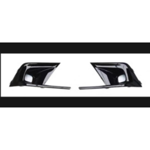 HONDA CIVIC FE 2022 -2025 FRONT BUMPER GRILL BOTTOM GRILLE RS TYRE-R FOG LAMP COVER GOLSS BLACK
