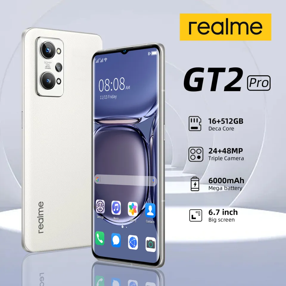 original realme gt2 pro 6,7 pulgadas 2k amled smartphone android 5g nuevo  sn8 gen1 realme gt2 pro teléfono móvil realme gt2 pro