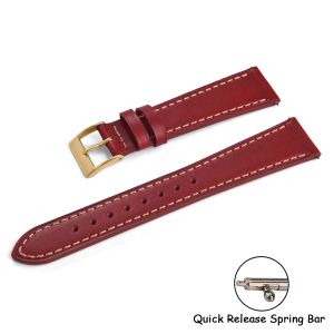 Vintage Leather Strap for Cartier Men Women Quick Release Leather Band 18mm 20mm 22mm Vegetable Tanned Design Strap