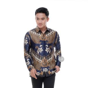 KEMEJA BATIK SEMI SUTRA SUPER PREMIUM ALISAN LENGAN PANJANG PRIA DEWASA FULL FURING
