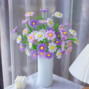 Set vật liệu tự làm DIY 66 bông hoa cúc hoạ mi trang trí đẹp hoa decor handmade S0362