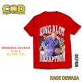 Kaos Distro King Aloy X Marapthon DJ Viral Mister Aloy Reza Arap -Baju Dewasa Premium Unisex BisaCod. 