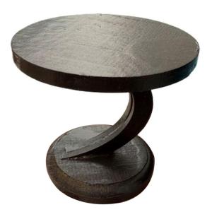 Thanh lịch thu nhỏ dollhouses Round End End bảng 1/12 Quy mô cho thực tế phòng khách hoặc phòng ăn hiển thị phụ kiện