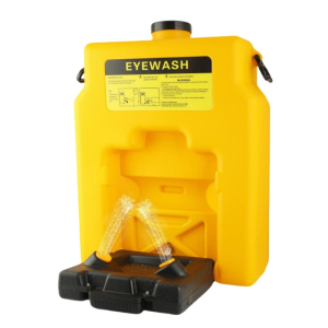 Portable Eye Washer Simple Double-Mouth Mobile Emergency Eye Washer Plastic 53L Wall-Mounted Eye Washer Factory Inspection