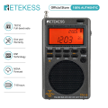 Retekess TR110 Radio FM Receiver Portable SSB Shortwave Radios AM FM All Waves Full Band CB AIR Band Ham Radio SW MW LSB VHF UHF. 