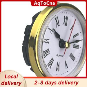 [COD] AqToCna Ship within 24 hours Classic Clock Craft Quartz Movement Dia.65mm Round Clocks Insert Roman Number Little Clock Arabic Numbers Wall Decor