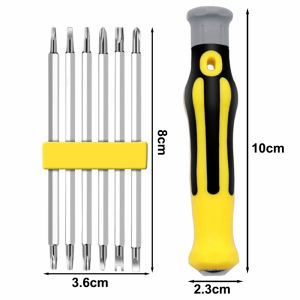 New 12 In 1 Precision Screwdriver Set Magnetic Drill Bits Cross Torx Detachable Multifunctional Handheld Repair Tool