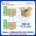 CONTAINERS.PH Brown Kraft Corrugated RSC Boxes Shipping Box Packaging Box RSC1 RSC2 RSC3 - Per Piece. 